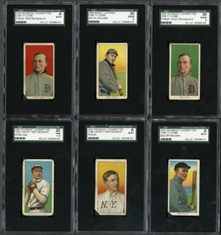 1909-11 T206 Near Complete set of 518/524 Cards with 12 SGC Graded